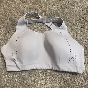 Women's White Sports Bra